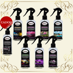 Pachet promotional 7 x Parfumuri Lux Nobless 150 ml Long Lasting Perfume + 1 x Parfum textil Gentleman 150 ml